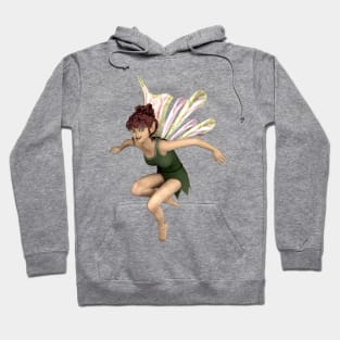 Let's Play elf fairy faerie flying through air dragon wings Hoodie